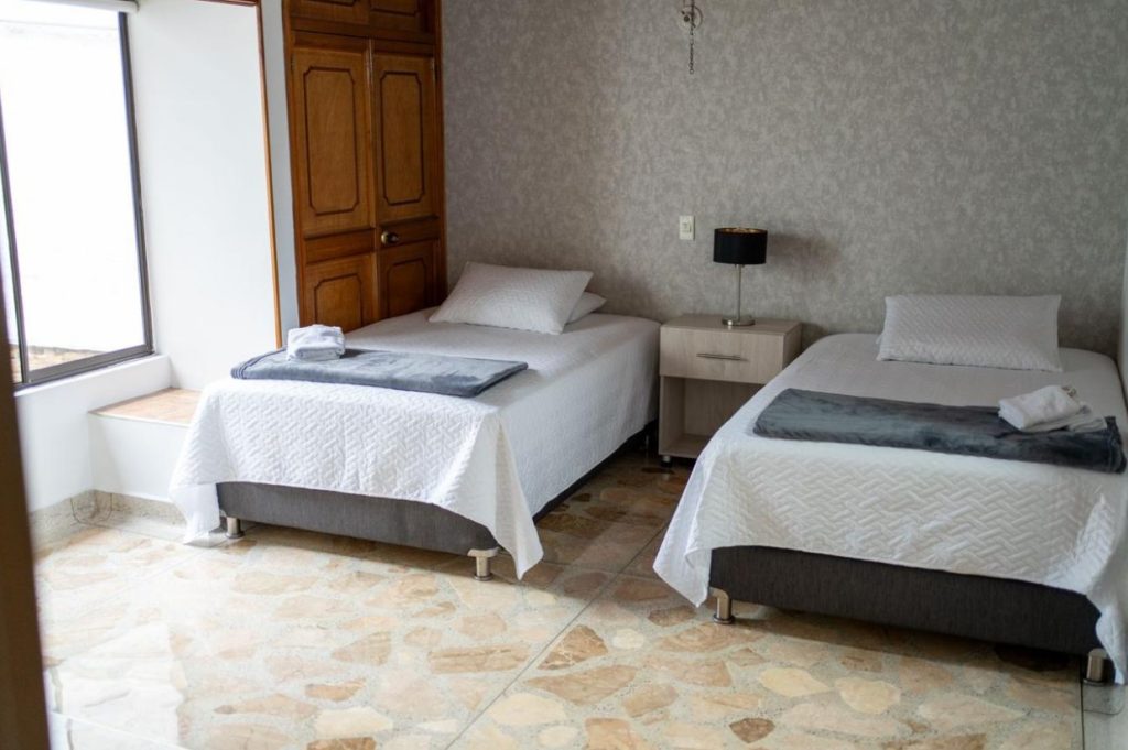 Luxury post-surgery recovery suite in Medellin, Colombia.